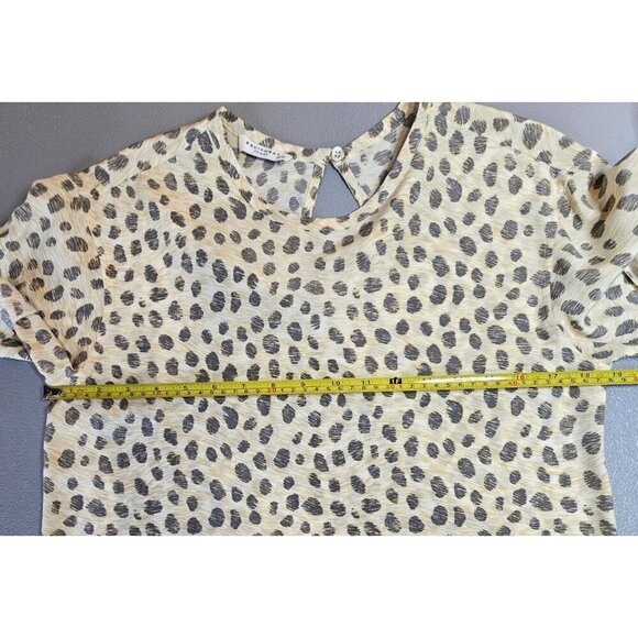 Equipment Womens XS Animal Print Silk Short‎ Sleeve Blouse - Picture 6 of 9